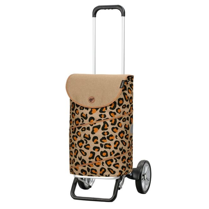 Huvudbild Shoppingvagn Alu Star Tyra, leopard
