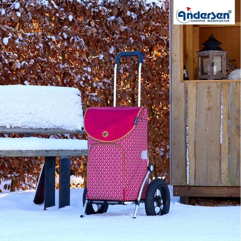Shoppingvagn Andersen Royal Shopper Famke, röd